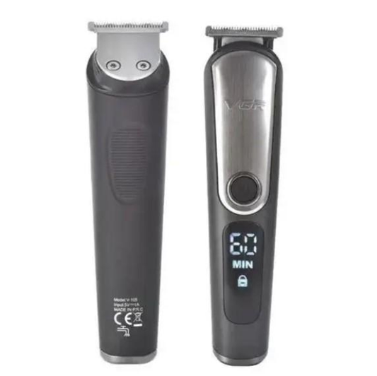 Машинка для стрижки волосся VGR V-105 тример для вусів та бороди з насадками 5 в 1